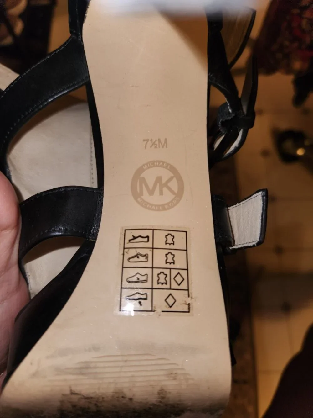 Michael Kors sexy black high heels, fits size 8